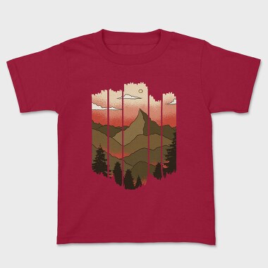 Tricou Copii, Cut Out Landscape