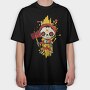 Sugar Skull Cherub, Tricou Oversize Barbati (Unisex)