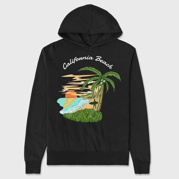 California Beach, Hanorac Oversize Barbati (Unisex)