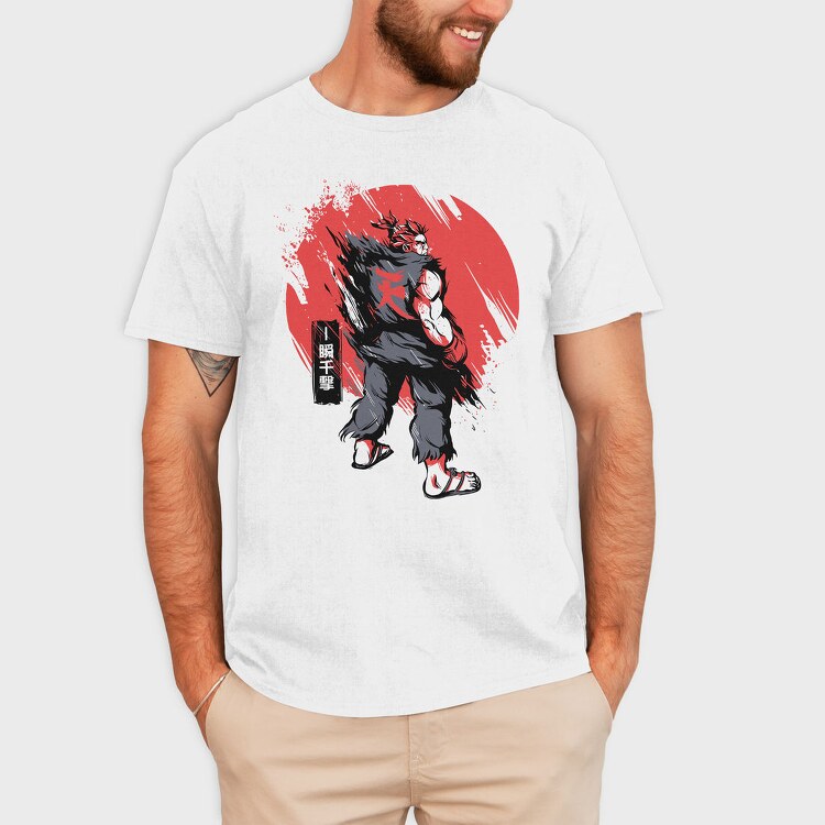 Red Samurai Warrior, Tricou Barbati (Unisex)