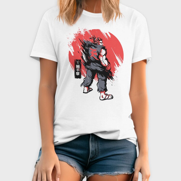 Red Samurai Warrior, Tricou Barbati (Unisex)