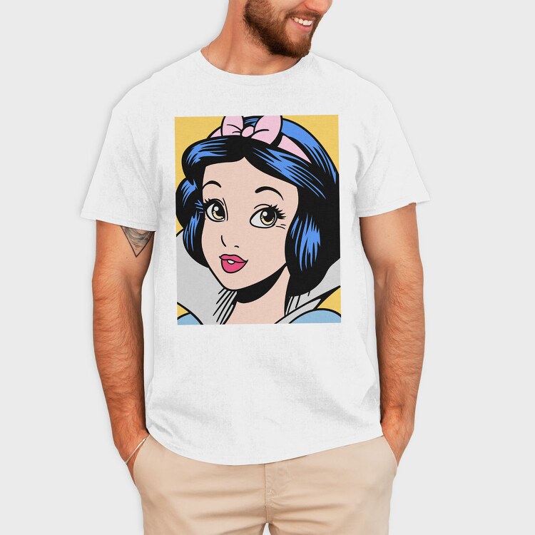 Snow White Pop Art, Tricou Barbati (Unisex)
