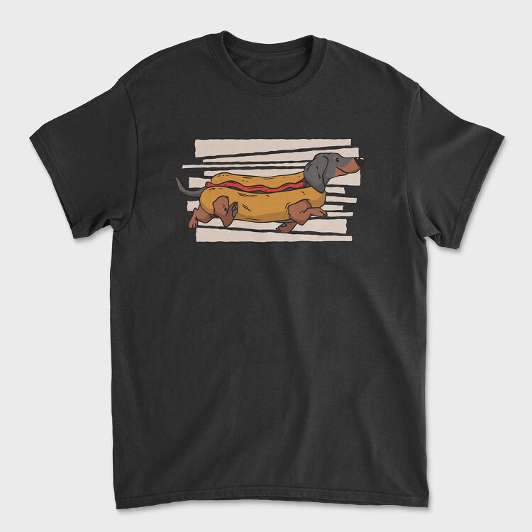 Hot Dog, Tricou Barbati (Unisex)