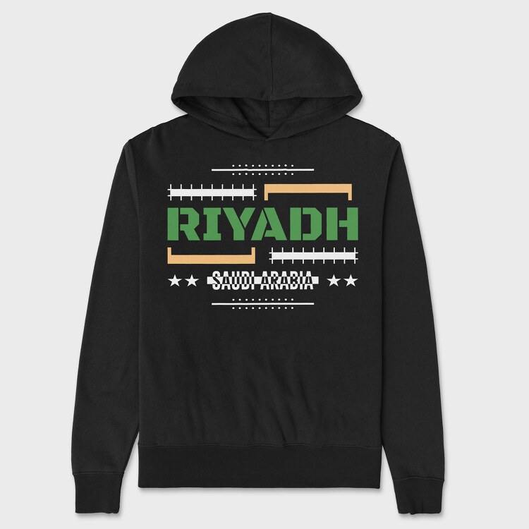 Riyadh, Hanorac Oversize Barbati (Unisex)