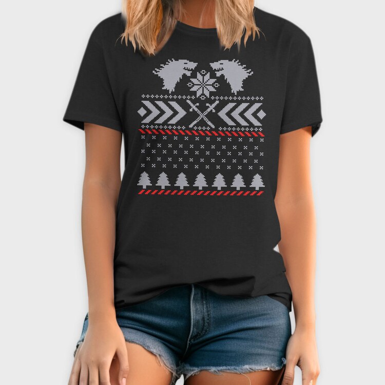 Snowflake Xmas, Tricou Barbati (Unisex)