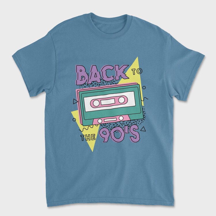 Back To The 90S, Tricou Barbati (Unisex)