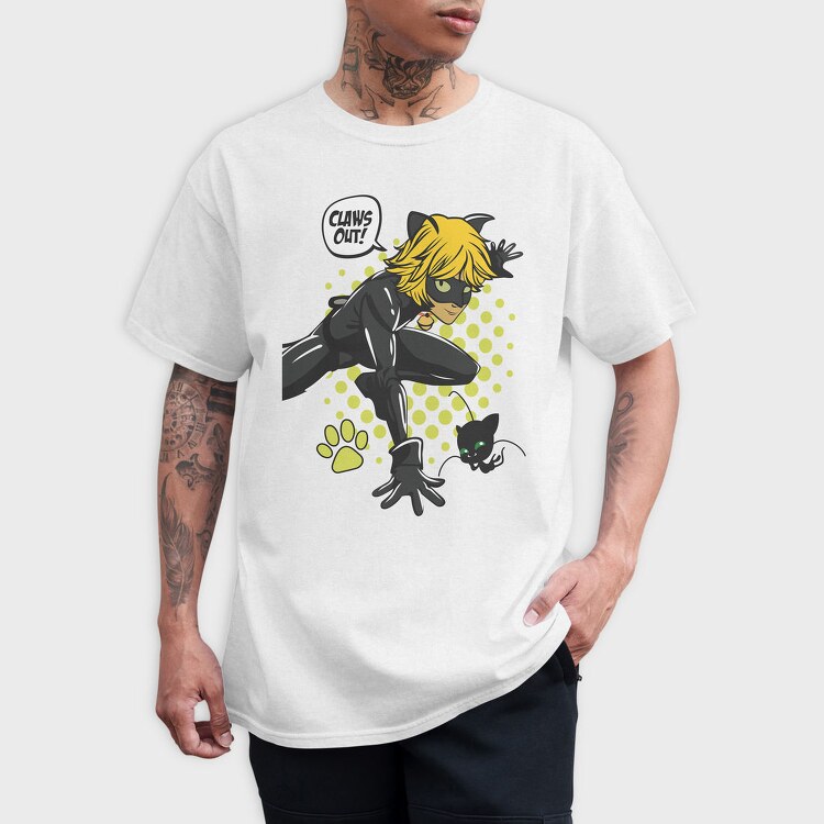 Catwoman Claws Out, Tricou Barbati (Unisex)