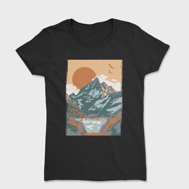 Vintage Mountain, Tricou Femei