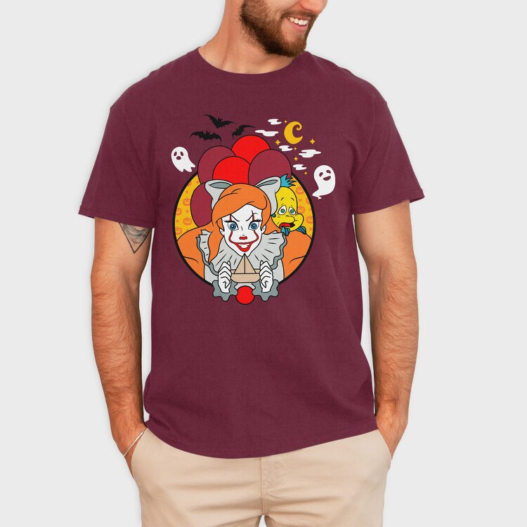 Pennywise Clown Nightmare, Tricou Barbati (Unisex)