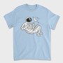 Astronaut Reading, Tricou Barbati (Unisex)