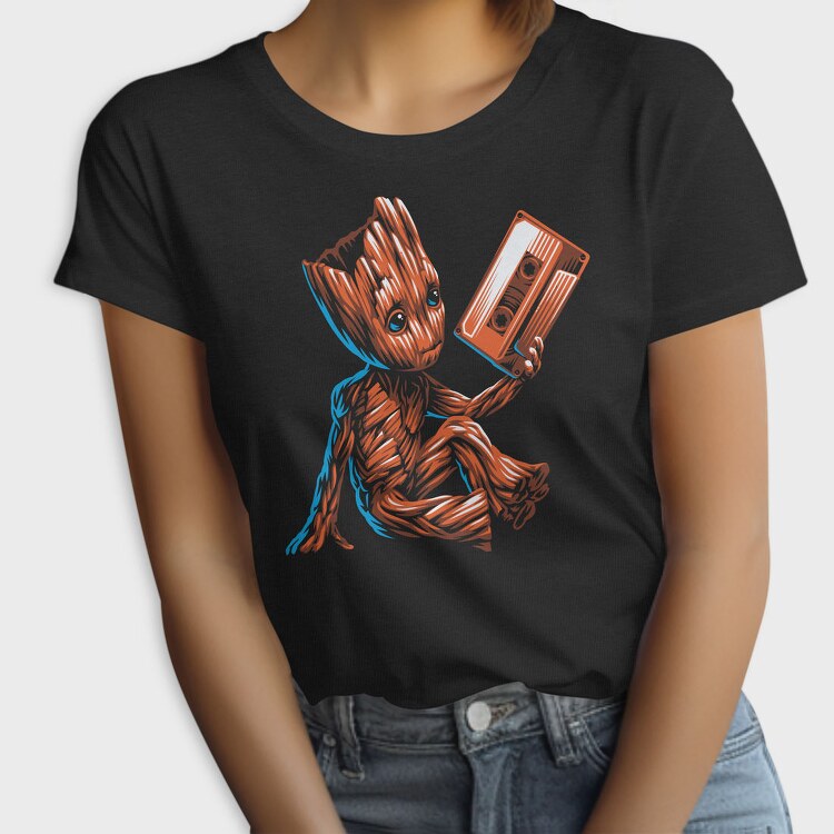 Groot Cassette Tape, Tricou Femei