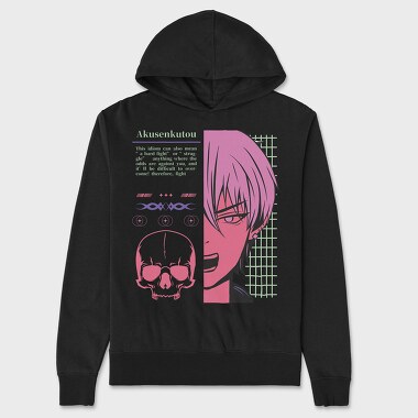 Anime Japanese 3, Hanorac Oversize Barbati (Unisex)