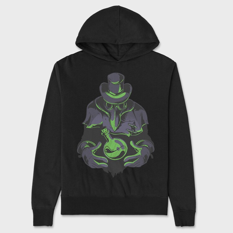 Plague Doctor Alchemy, Hanorac Oversize Barbati (Unisex)