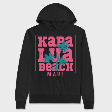 Kapalua Beach, Hanorac Oversize Barbati (Unisex)