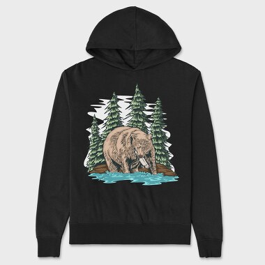 Wild Life, Hanorac Oversize Barbati (Unisex)