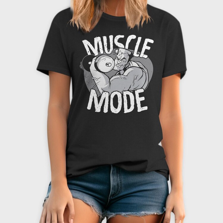 Muscle Mode, Tricou Barbati (Unisex)