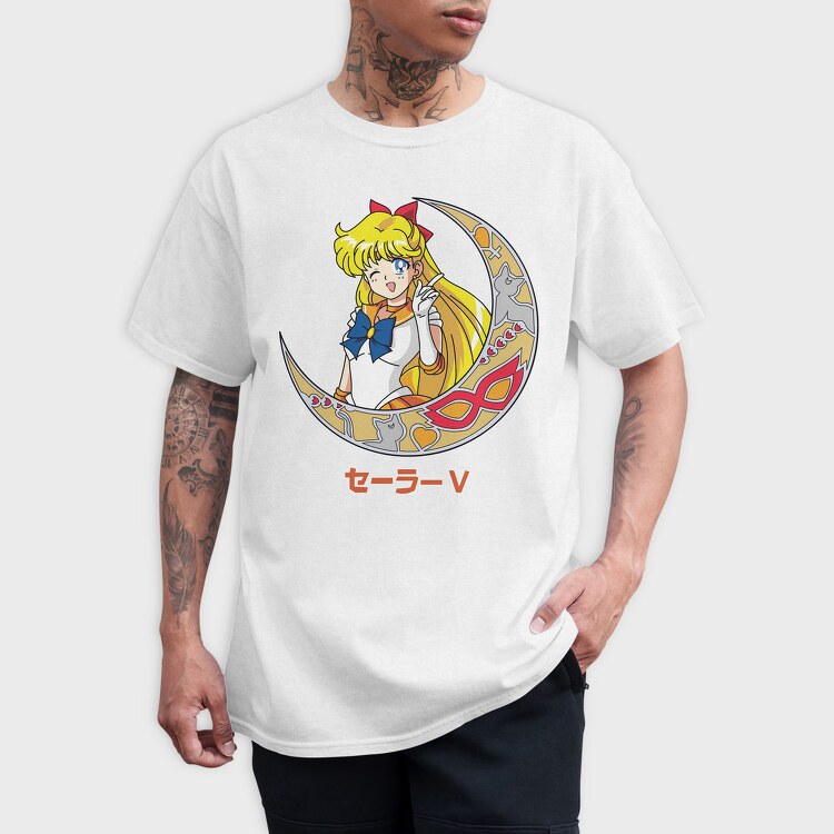 Sailor Moon Moon, Tricou Barbati (Unisex)