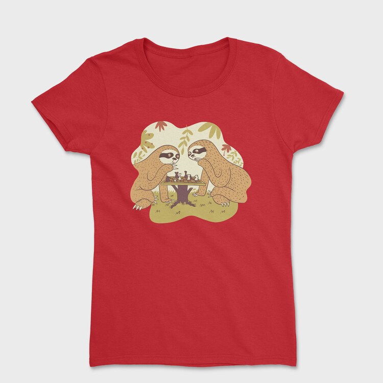 Sloths Chess, Tricou Femei