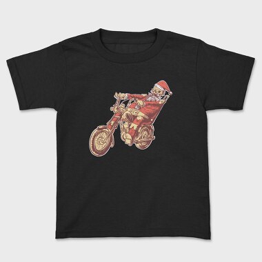 Tricou Copii, Santa Motorbike