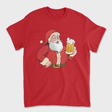 Tricou Barbati (Unisex), Santa Beer