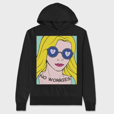 No Worries, Hanorac Oversize Barbati (Unisex)