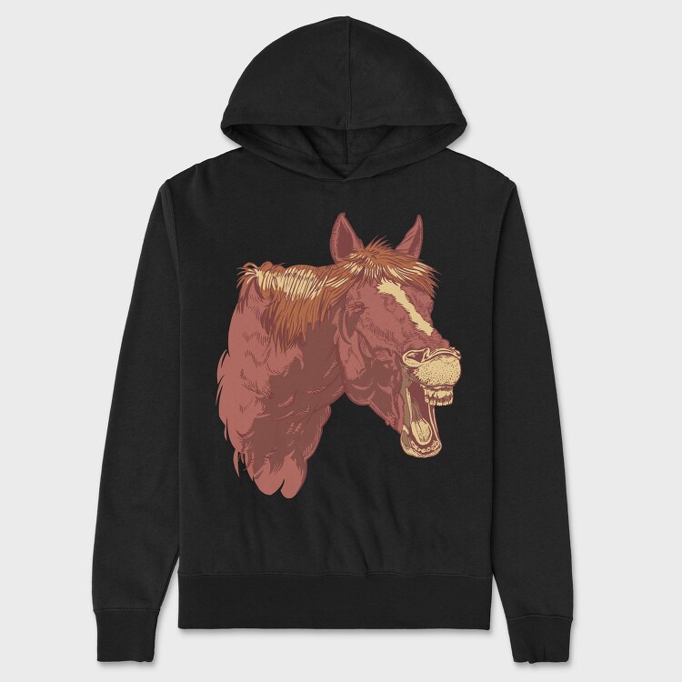 Horse Head, Hanorac Oversize Barbati (Unisex)