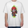 Deadpool Chibi Rose, Tricou Oversize Barbati (Unisex)