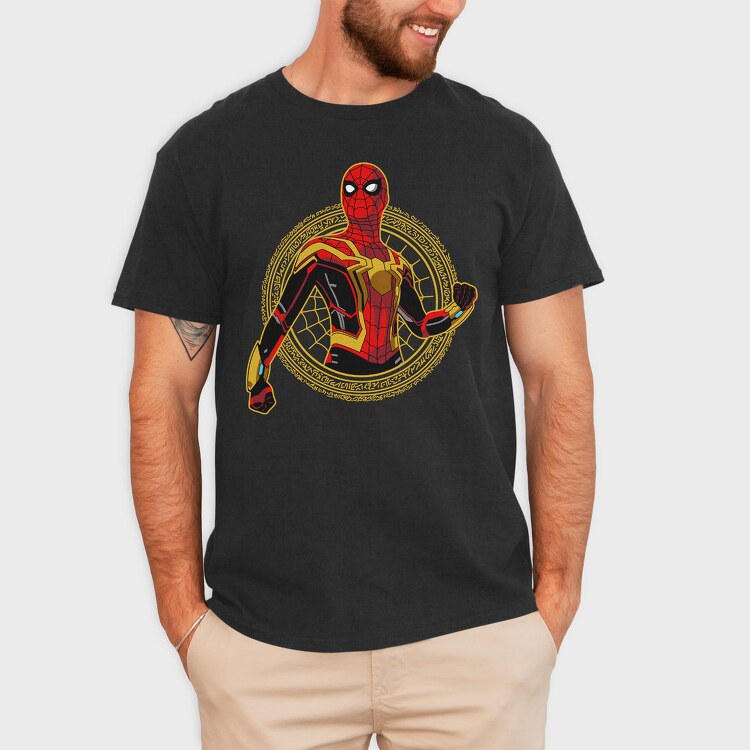 Spiderman Infinity Gauntlet, Tricou Barbati (Unisex)