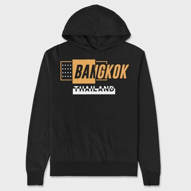 Bangkok, Hanorac Oversize Barbati (Unisex)