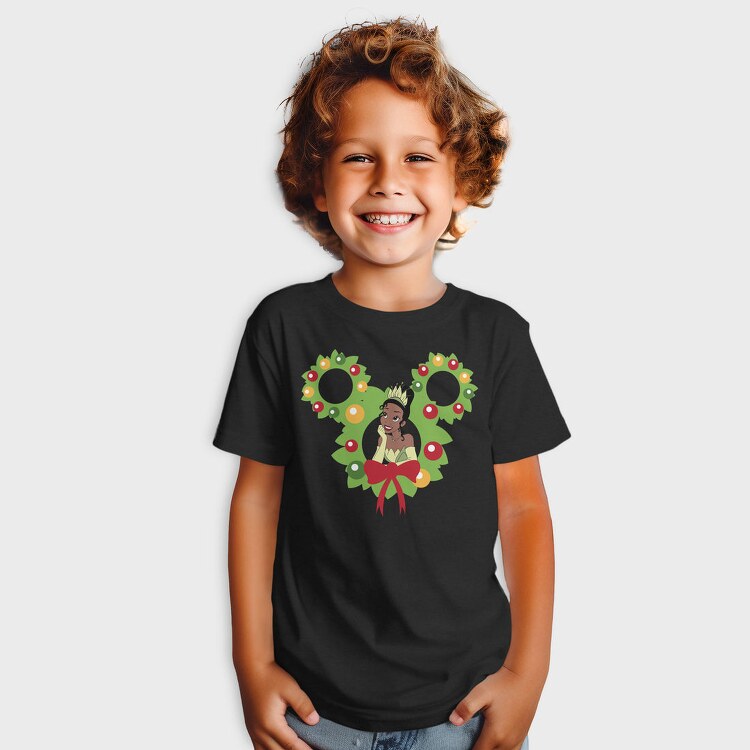 Tiana Holiday Wreath, Tricou Copii