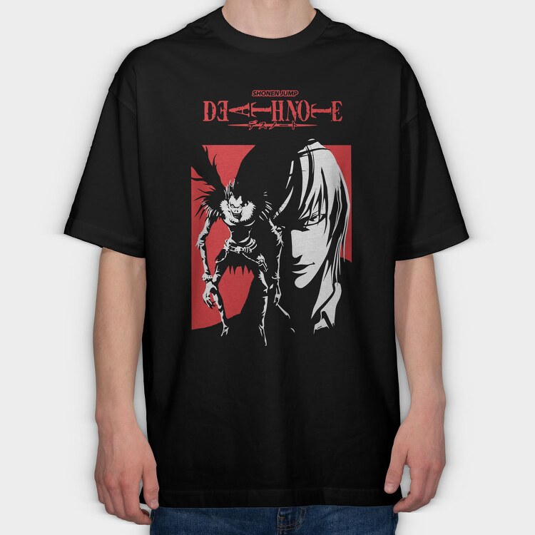 Deathnote Shonen Jump, Tricou Oversize Barbati (Unisex)