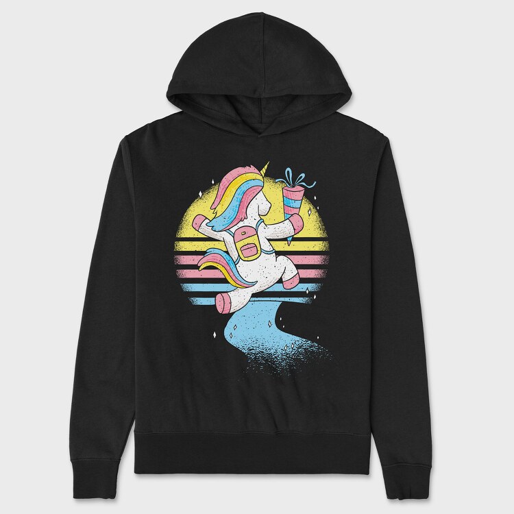 Kinder Unicorn, Hanorac Oversize Barbati (Unisex)