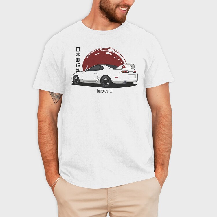 Jdm Turbo Boost, Tricou Barbati (Unisex)