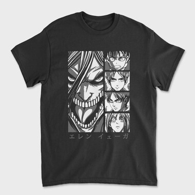 Tricou Barbati (Unisex), Attack on Titan 18