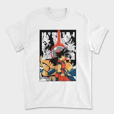 Dragon Ball Z 90, Tricou Barbati (Unisex)