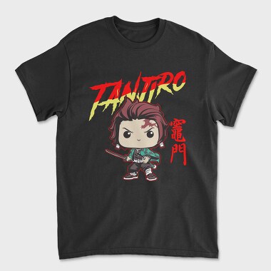 Tricou Barbati (Unisex), Funko Anime Demon Slayer Tanjiro