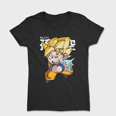 Funko Anime Son Goku Dragon Ball Z, Tricou Femei