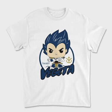 Funko Anime Vegeta Drangon Ball Z, Tricou Barbati (Unisex)