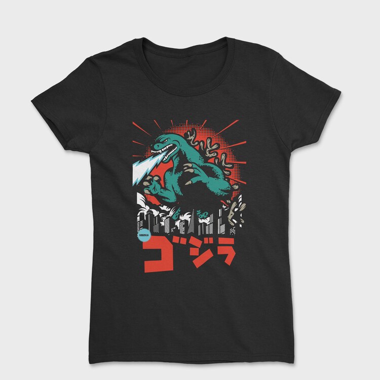 Tricou Femei, Godzilla