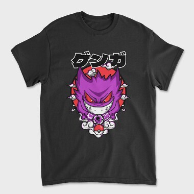 Menacing Gengar Pokemon, Tricou Barbati (Unisex)