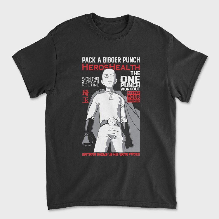 One Punch Man 2, Tricou Barbati (Unisex)