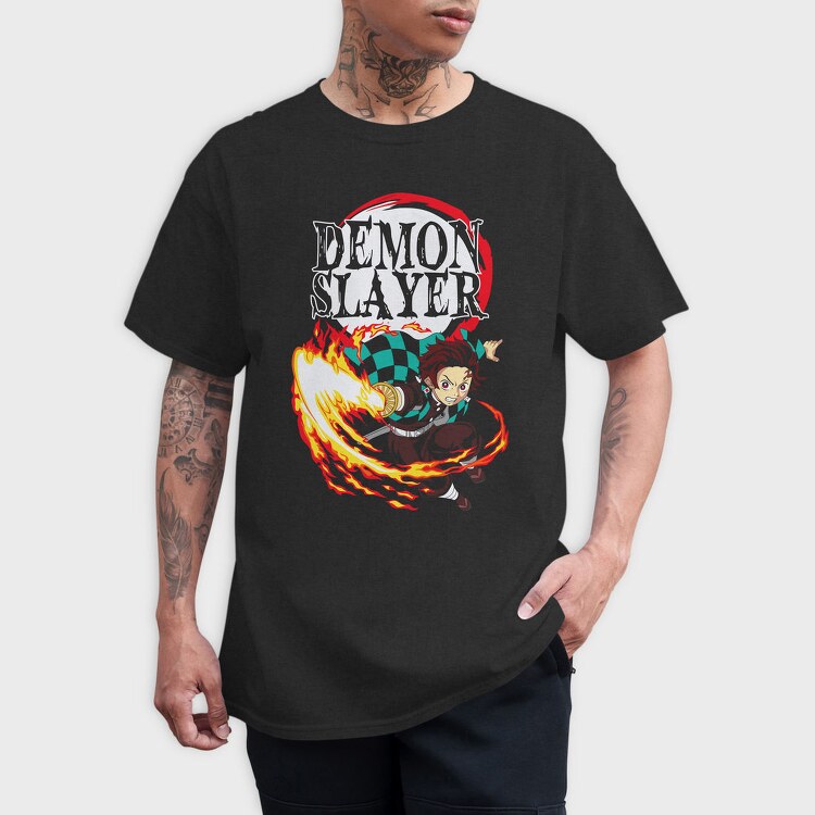 Demon Slayer Flame Boy, Tricou Barbati (Unisex)