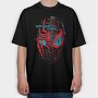 Spiderman Miles Morales, Tricou Oversize Barbati (Unisex)