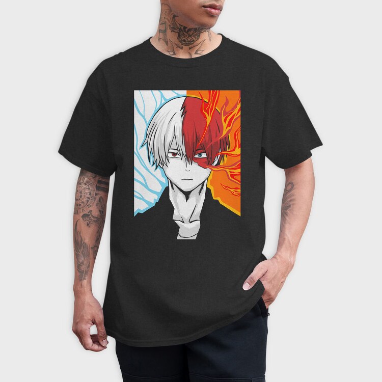 Ice Fire Eyes, Tricou Barbati (Unisex)