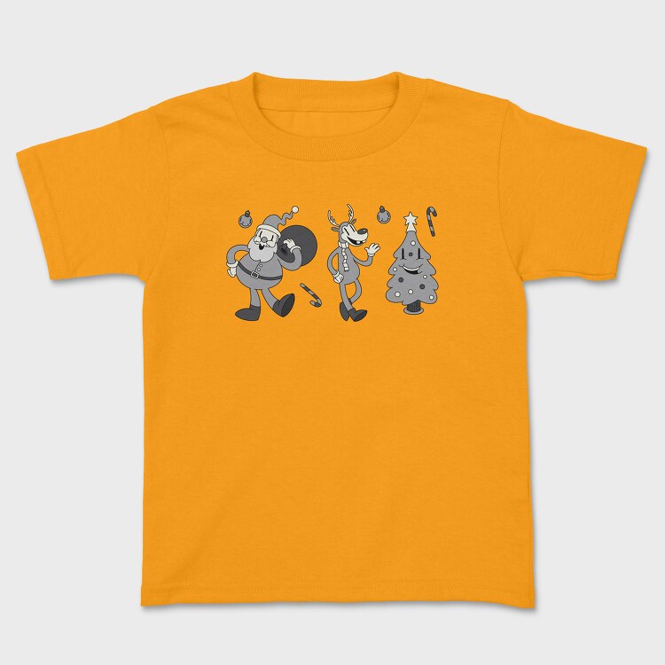 Tricou Copii, Christmas Cartoons Retro