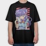 Shampooo Cat Girl, Tricou Oversize Barbati (Unisex)