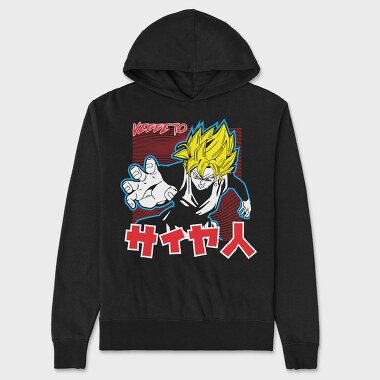 Dragon Ball Z 69, Hanorac Oversize Barbati (Unisex)