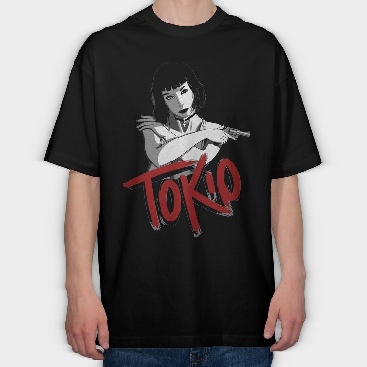 Tokio Revolver, Tricou Oversize Barbati (Unisex)