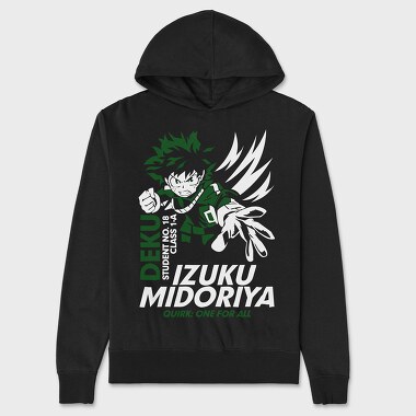 Izuku Midoriya, Hanorac Oversize Barbati (Unisex)