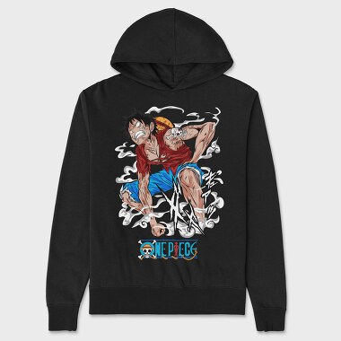 One Piece 46, Hanorac Oversize Barbati (Unisex)